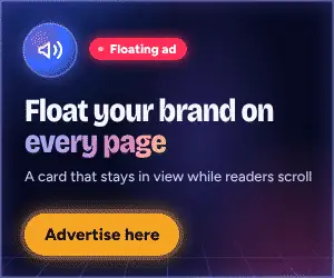 Float your brand on every page