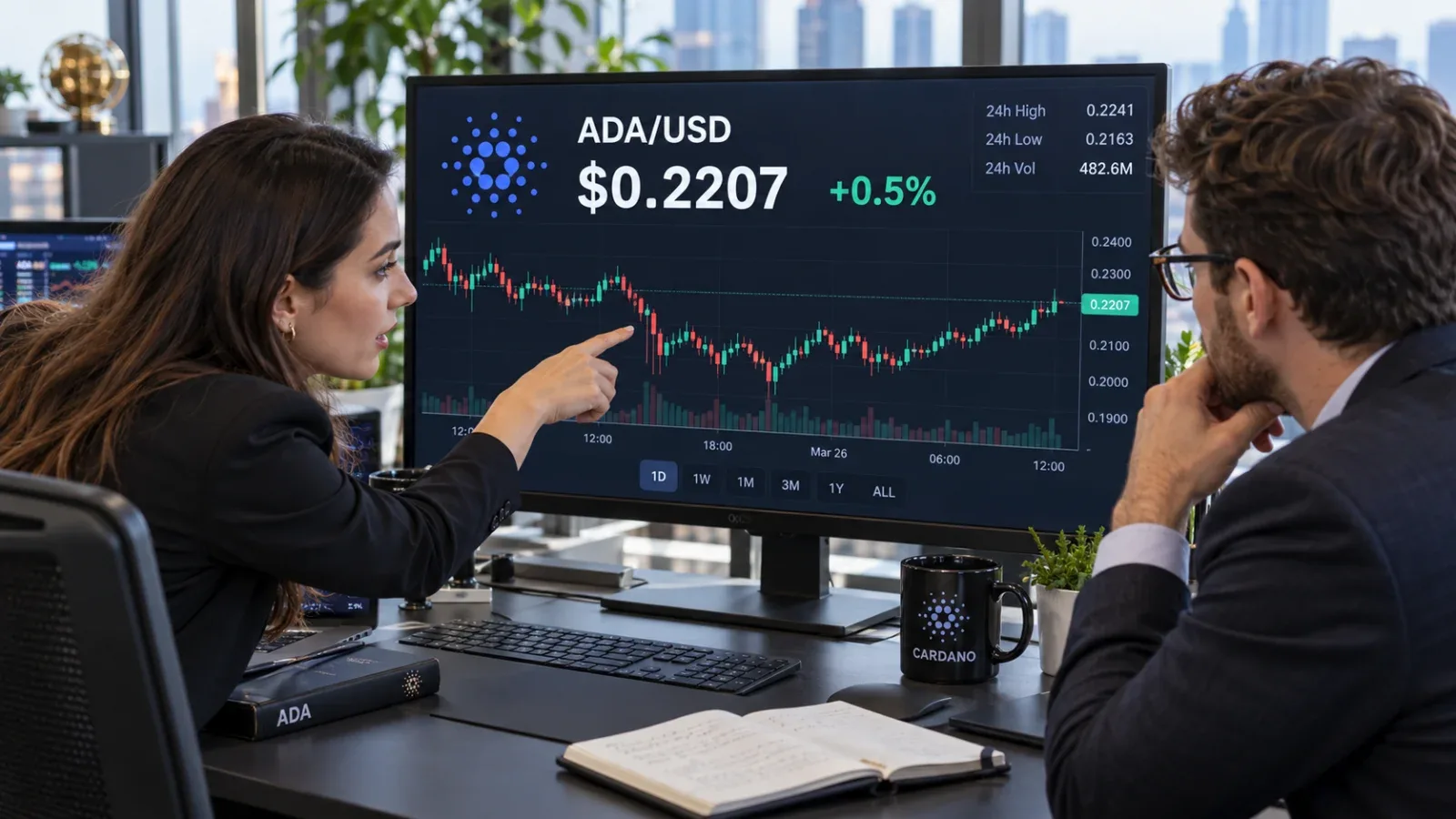 Cardano stays above $0.22 amid falling open interest risks
